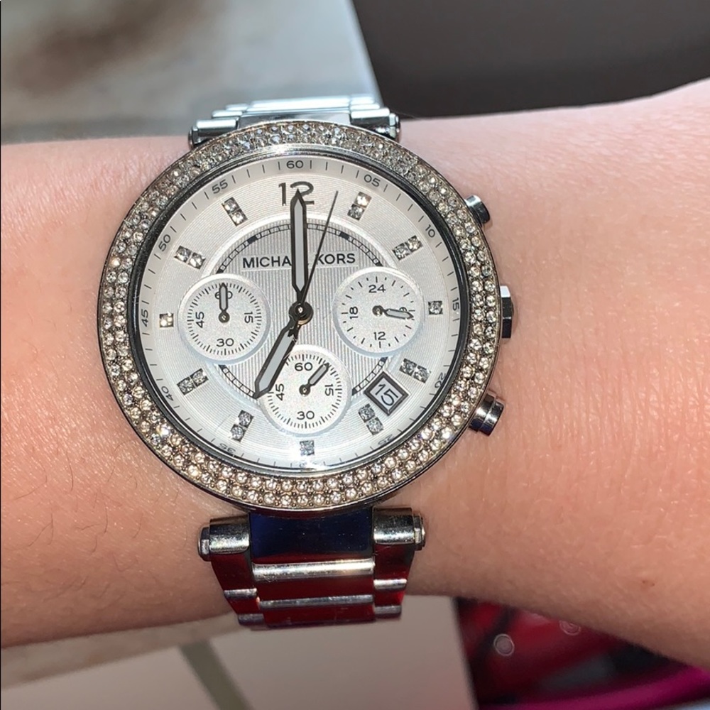Silver Michael Kors watch